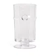 Harrods Medium Glass Emblem Vase In Transparent