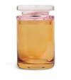 Harrods Medium Glass Pot In Clear