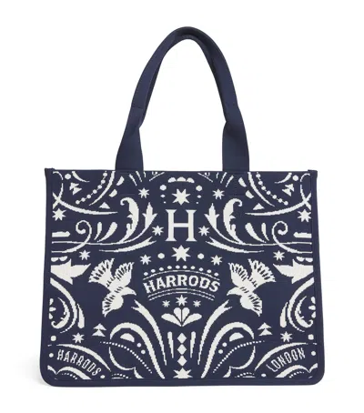 Harrods Medium Knights Of Brompton Tote Bag