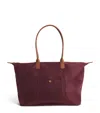 Harrods Medium Nylon Tote Bag In Red