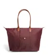Harrods Medium Nylon Tote Bag In Red