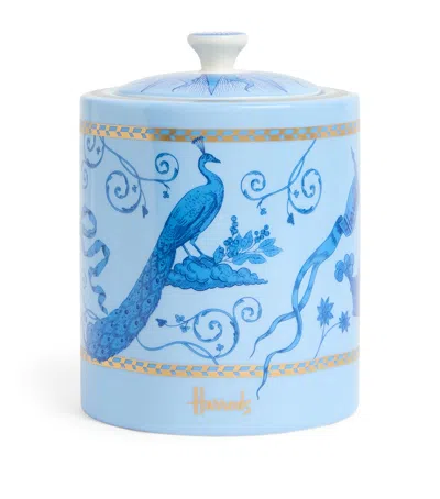 Harrods Menagerie Tea Caddy In Blue