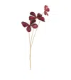 Harrods Metal Butterfly Stem Decoration In Red