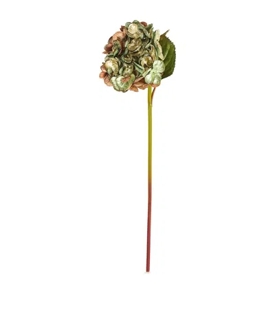 Harrods Metal Hydrangea Stem Decoration In Green