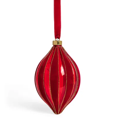 Harrods Micro Led Hanging Olive Ornament