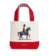 Harrods Mini Children's Horse Tote Bag In Blue