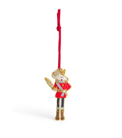 Harrods Mouse Nutcracker Tree Decoration In Multi