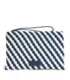 Harrods Neoprene Woven Pouch In Black