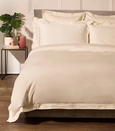 Harrods Of London Brompton Ii Super King Flat Sheet In Ivory