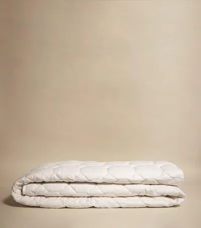 Harrods Of London Cotton Mattress Protector In Neutral