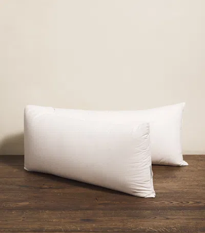 Harrods Of London Down Cambridge Body Pillow In White