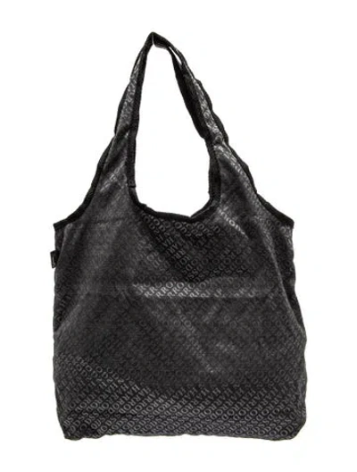 Pre-owned Harrods Of London Nylon Hobo W/ Tags In Gray