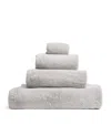 Harrods Of London Organic Cotton Bath Towel In Gray