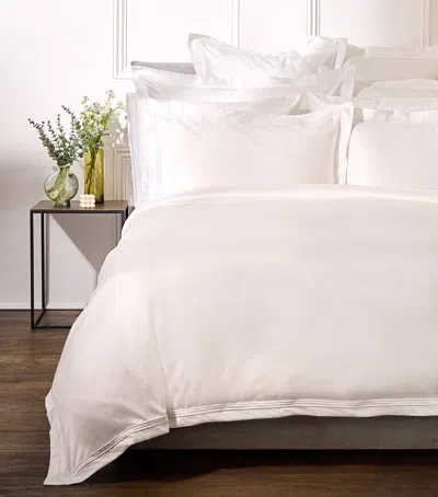 Harrods Of London Richmond Housewife Pillowcase Pair In White
