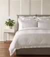 Harrods Of London Silk Cotton Super King Duvet Cover Set In White