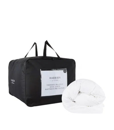 Harrods Of London Thermal Balance King Mattress Protector In White