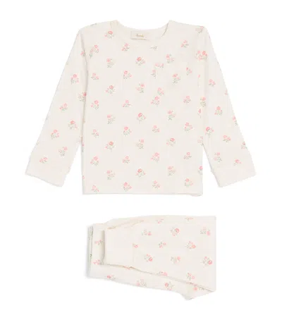 Harrods Kids' Organic Cotton Floral Pyjama Set