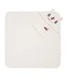 Harrods Paddington Hooded Towel And Mitt Set In White