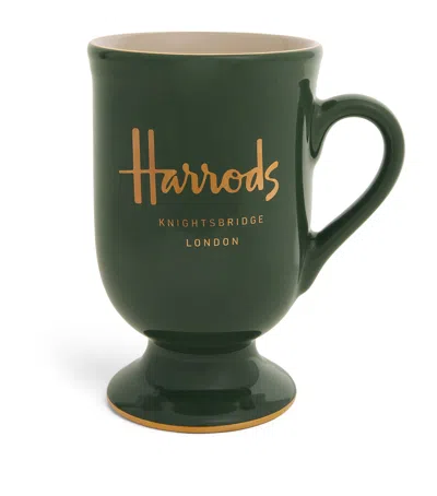 Harrods Pedestal Mug In Green