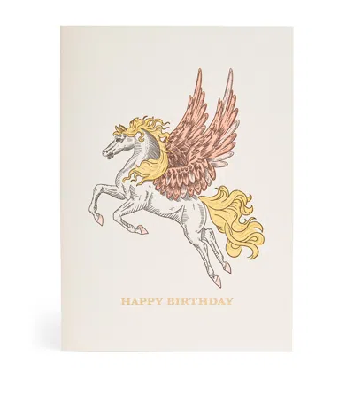 Harrods Pegasus Happy Birthday Card
