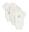 HARRODS PETER RABBIT EMBROIDERED PLAYSUITS (SET OF 3)