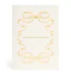 Harrods Pink Bow Congratulations Card
