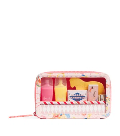 Harrods Pony Parade Filled Pencil Case In Pink