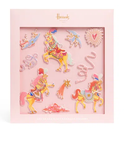 Harrods Pony Parade Stickers In Pink