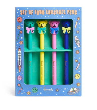 Harrods Pop Rocket Bear Erasable Pens In Multi