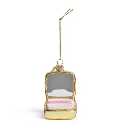 Harrods Powder Palette Tree Decoration In Gold