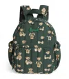 Harrods Quilted Henry Bear Backpack In White