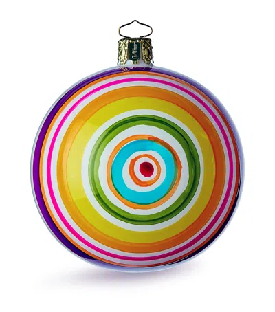 Harrods Rainbow Piazza Bauble In White