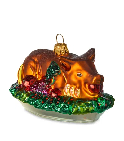 Harrods Roasted Pig Tree Decoration