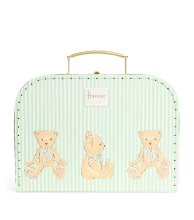 Harrods Set Of 2 Henry Bear Carry Cases In Animal Print