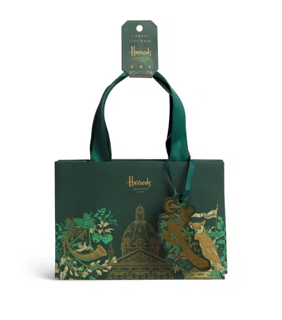 Harrods Set Of 3 Small Logo Gift Bags