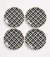 Harrods Set Of 4 Geometric Coasters