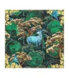 Harrods Silk Forest Print Pocket Square