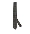 Harrods Silk H Jacquard Tie