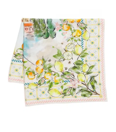 Harrods Silk High Summer Scarf In Multi