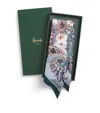 Harrods Silk Paisley Print Scarf