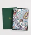 Harrods Silk Paisley Scarf In Multi