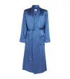 Harrods Silk Robe In Blue