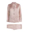 Harrods Silk Satin Pyjama Set In Pink