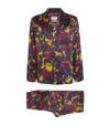 Harrods Silk Toile Pyjama Set In Multi