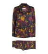 Harrods Silk Toile Pyjama Set In Multi