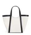 Harrods Small Canvas-leather Embossed Tote Bag