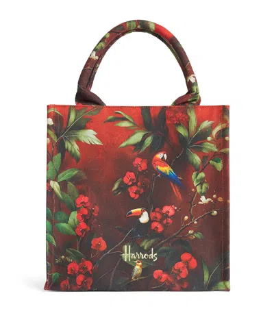 Harrods Small Exotics Blend 49 Tote Bag In Blue