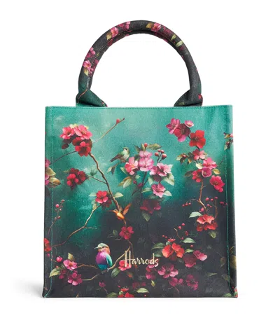 Harrods Small Exotics Decaf Blend Tote Bag In Pattern