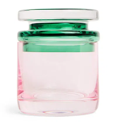 Harrods Small Glass Pot In Clear