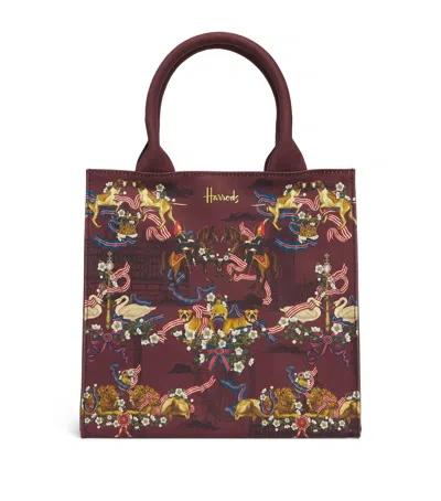 Harrods Small Great British Tote Bag In Blue